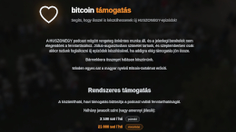 Megújult a támogatás oldal Megújult a támogatás oldal