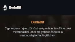 Új támogatónk: a BudaBit